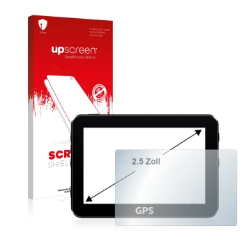 Front side of a product packaging with the brand logo upscreen. Next to it is the device shown with the corresponding screen p