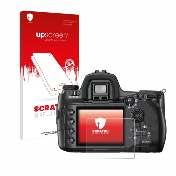 Front side of a product packaging with the brand logo upscreen. Next to it is the device Sony Alpha 900 (DSLR-A900) shown with