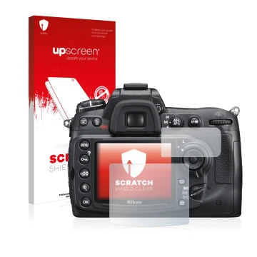 Front side of a product packaging with the brand logo upscreen. Next to it is the device Nikon D300S shown with the correspond