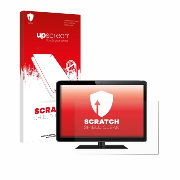 Front side of a product packaging with the brand logo upscreen. Next to it is the device shown with the corresponding screen p