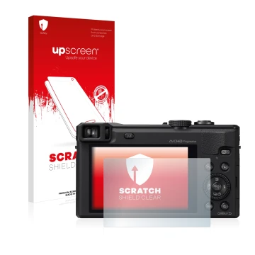 Front side of a product packaging with the brand logo upscreen. Next to it is the device Panasonic Lumix DMC-TZ61 shown with t