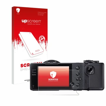 Front side of a product packaging with the brand logo upscreen. Next to it is the device Sigma dp2 Quattro shown with the corr