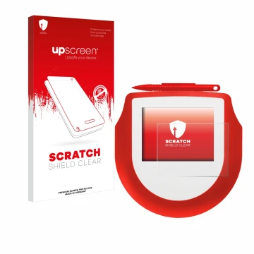 Front side of a product packaging with the brand logo upscreen. Next to it is the device Signotec Signature Pad Omega shown wi