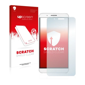 Front side of a product packaging with the brand logo upscreen. Next to it is the device Honor 7i shown with the corresponding