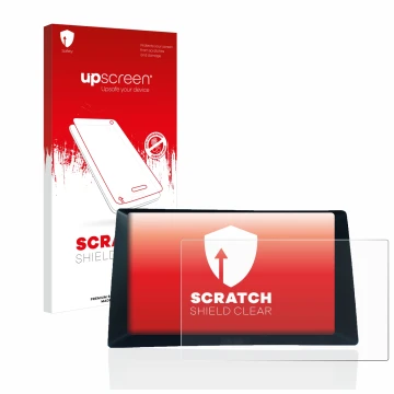 Front side of a product packaging with the brand logo upscreen. Next to it is the device Audi A5 8T 2010 MMI 3G High shown wit