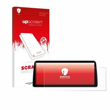 Front side of a product packaging with the brand logo upscreen. Next to it is the device BMW Professional 10.2