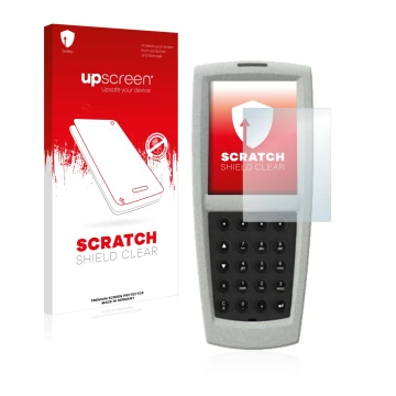 Front side of a product packaging with the brand logo upscreen. Next to it is the device Vectron POS Mobile Pro II shown with 
