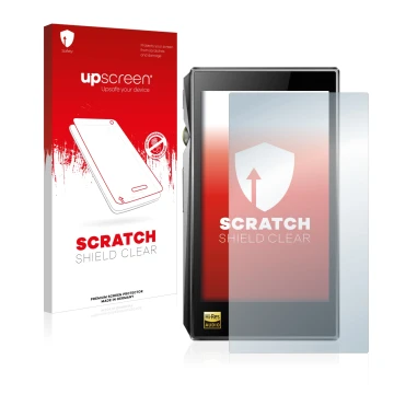 Front side of a product packaging with the brand logo upscreen. Next to it is the device FiiO X5 III shown with the correspond