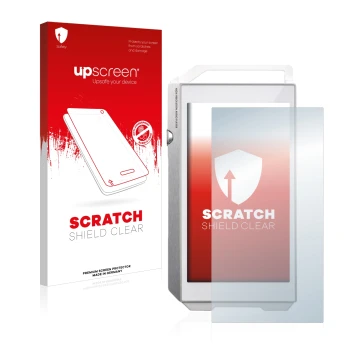 Front side of a product packaging with the brand logo upscreen. Next to it is the device Pioneer XDP-100R shown with the corre