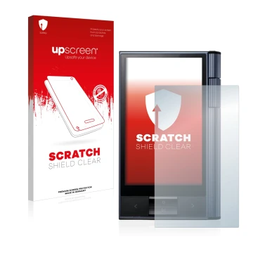 Front side of a product packaging with the brand logo upscreen. Next to it is the device Astell&Kern AK KANN shown with the co