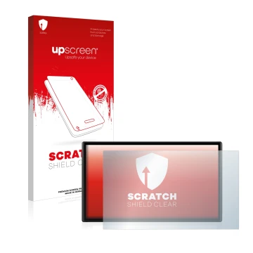 Front side of a product packaging with the brand logo upscreen. Next to it is the device Garmin DriveSmart 61 LMT-S shown with