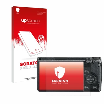 Front side of a product packaging with the brand logo upscreen. Next to it is the device Ricoh GR III 2019 R02010 shown with t