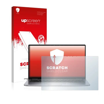 Front side of a product packaging with the brand logo upscreen. Next to it is the device Dell Latitude 7400 2-in-1 shown with 