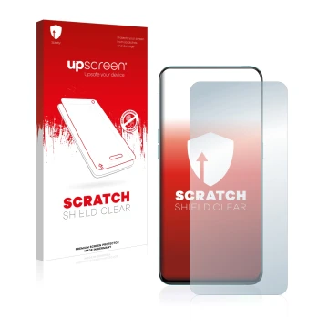 Front side of a product packaging with the brand logo upscreen. Next to it is the device Oppo Reno 5G shown with the correspon