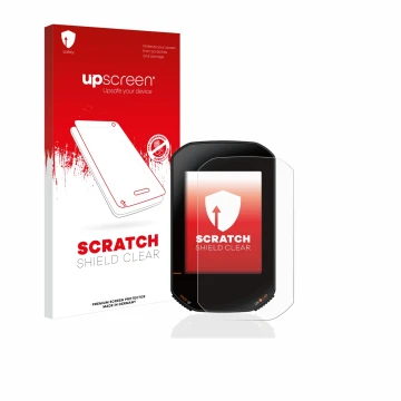 Front side of a product packaging with the brand logo upscreen. Next to it is the device Bryton Rider 420 shown with the corre