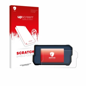 Front side of a product packaging with the brand logo upscreen. Next to it is the device KTM 790 Adventure 2019+ shown with th