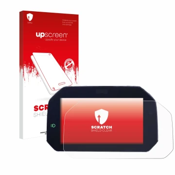 Front side of a product packaging with the brand logo upscreen. Next to it is the device BMW F850GS 2018-2020 Connectivity TFT