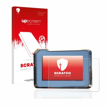 Front side of a product packaging with the brand logo upscreen. Next to it is the device KTM 1290 Super Duke R 2020/2022 TFT-D