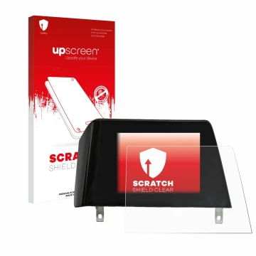 Front side of a product packaging with the brand logo upscreen. Next to it is the device BMW 3 G21 2020 Infotainment System (t