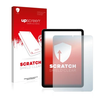 Front side of a product packaging with the brand logo upscreen. Next to it is the device Apple iPad Air 4 2020 (4th Gen.) show