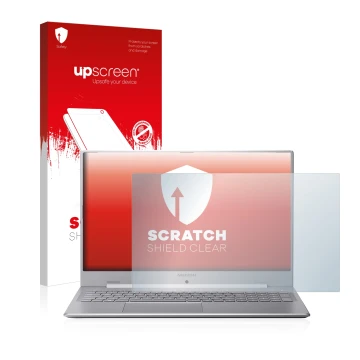 Front side of a product packaging with the brand logo upscreen. Next to it is the device MEDION Akoya S17403 shown with the co