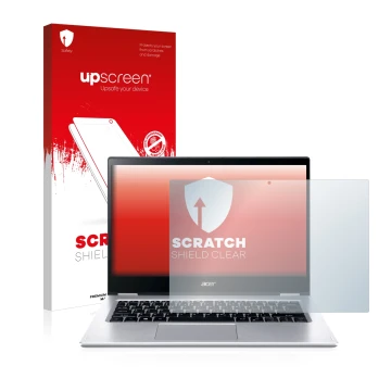 Front side of a product packaging with the brand logo upscreen. Next to it is the device Acer Spin 3 SP314-54N shown with the 