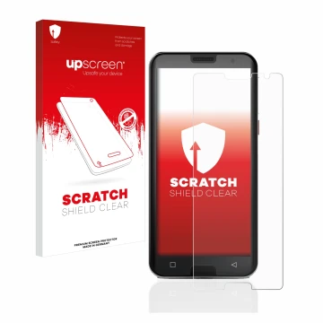 Front side of a product packaging with the brand logo upscreen. Next to it is the device Emporia Smart 5 shown with the corres