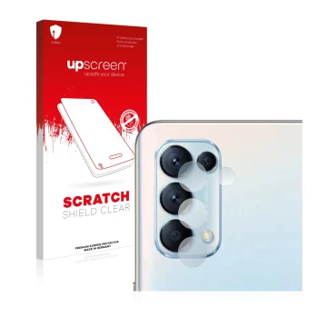 Front side of a product packaging with the brand logo upscreen. Next to it is the device Oppo Find X3 Lite (ONLY Camera Lens) 
