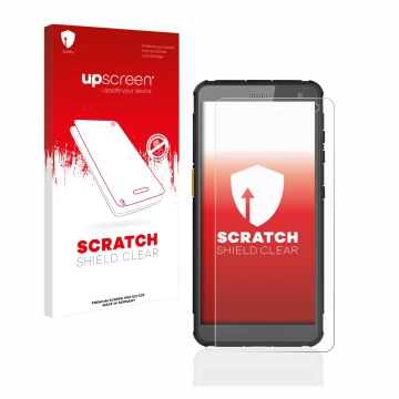 Front side of a product packaging with the brand logo upscreen. Next to it is the device i.safe MOBILE IS655.2 shown with the 