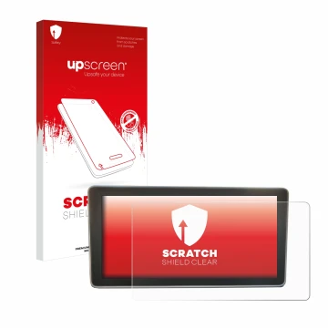 Front side of a product packaging with the brand logo upscreen. Next to it is the device Audi A4 B9 2017 MMI Plus 8