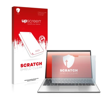 Front side of a product packaging with the brand logo upscreen. Next to it is the device HP Elite x2 G8 shown with the corresp