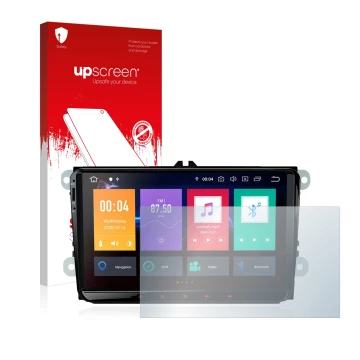 Front side of a product packaging with the brand logo upscreen. Next to it is the device Xtrons PBE90MTVL shown with the corre