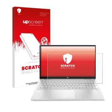 Front side of a product packaging with the brand logo upscreen. Next to it is the device HP ProBook 440 G8 shown with the corr