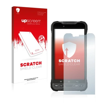 Front side of a product packaging with the brand logo upscreen. Next to it is the device UniStrong UT10 6