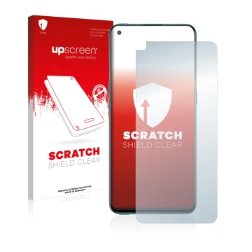 Front side of a product packaging with the brand logo upscreen. Next to it is the device OnePlus Nord CE 5G shown with the cor