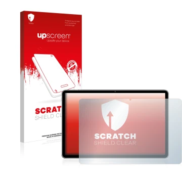 Front side of a product packaging with the brand logo upscreen. Next to it is the device Huawei MatePad 11 (2021) shown with t