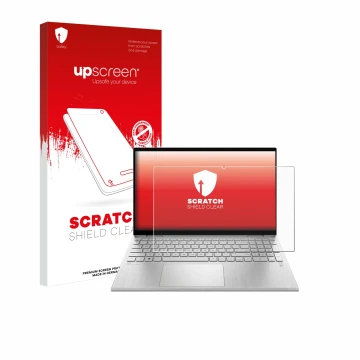 Front side of a product packaging with the brand logo upscreen. Next to it is the device HP Pavilion x360 Convertible 15-erX s