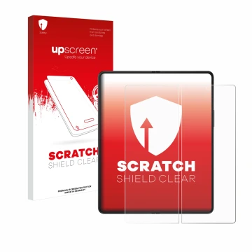 Front side of a product packaging with the brand logo upscreen. Next to it is the device Samsung Galaxy Z Fold 3 5G (Inner dis