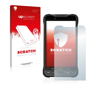 Front side of a product packaging with the brand logo upscreen. Next to it is the device UniStrong UT12P shown with the corres