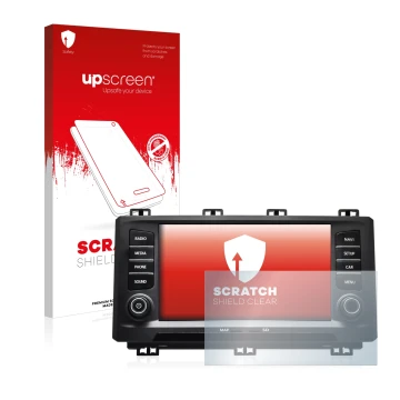 Front side of a product packaging with the brand logo upscreen. Next to it is the device Seat Ateca 2017 shown with the corres