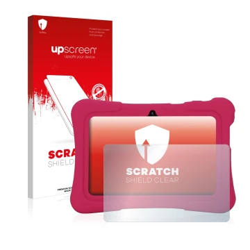 Front side of a product packaging with the brand logo upscreen. Next to it is the device Pritom K7 shown with the correspondin