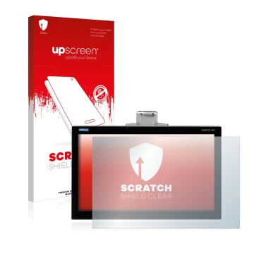 Front side of a product packaging with the brand logo upscreen. Next to it is the device Siemens Simatic HMI TP1200 Comfort Pr