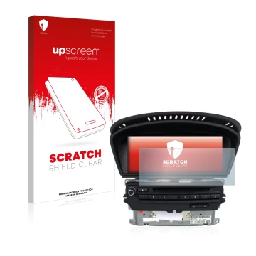 Front side of a product packaging with the brand logo upscreen. Next to it is the device BMW 3 E93 2011 CIC professional navig