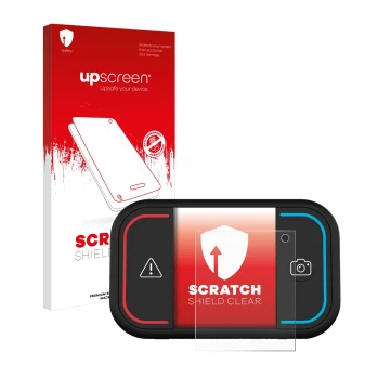 Front side of a product packaging with the brand logo upscreen. Next to it is the device Saphe Drive Mini shown with the corre