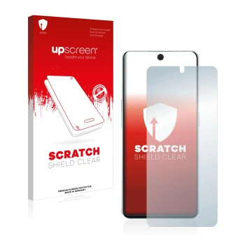 Front side of a product packaging with the brand logo upscreen. Next to it is the device Oppo Reno 8 Pro 5G shown with the cor