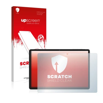 Front side of a product packaging with the brand logo upscreen. Next to it is the device Jumper Ezpad M10S shown with the corr