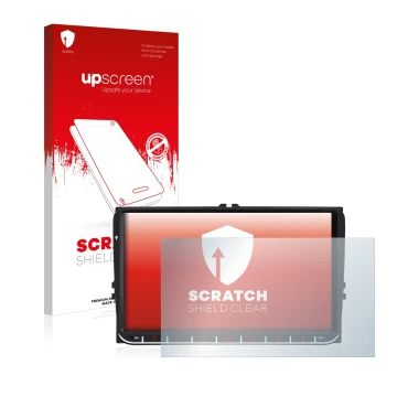 Front side of a product packaging with the brand logo upscreen. Next to it is the device M.I.C. AV9V2 shown with the correspon