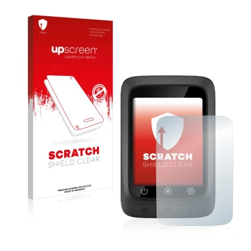 Front side of a product packaging with the brand logo upscreen. Next to it is the device CooSpo BC107 shown with the correspon