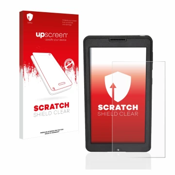 Front side of a product packaging with the brand logo upscreen. Next to it is the device Naviter Oudie N 5.5