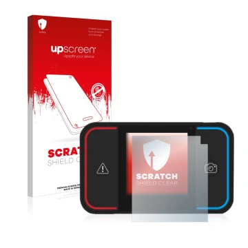 Front side of a product packaging with the brand logo upscreen. Next to it is the device Saphe Drive Pro shown with the corres